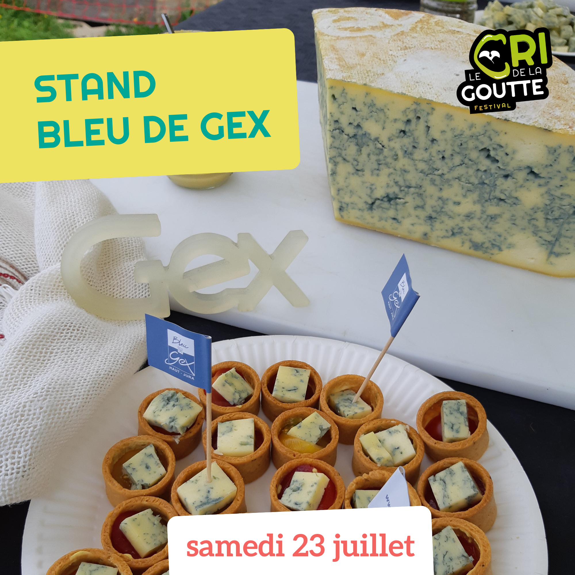 Le Bleu de Gex au festival du Cri de la Goutte